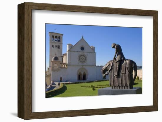 Basilica Di San Francesco, Assisi, UNESCO World Heritage Site, Umbria, Italy, Europe-Charles Bowman-Framed Photographic Print