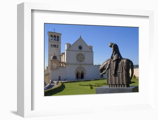 Basilica Di San Francesco, Assisi, UNESCO World Heritage Site, Umbria, Italy, Europe-Charles Bowman-Framed Photographic Print