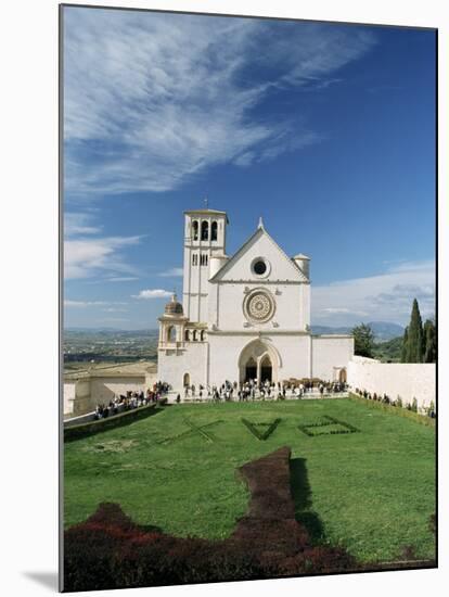 Basilica Di San Francesco, Where the Body of St. Francis was Placed in 1230, Assisi, Umbria-Sergio Pitamitz-Mounted Photographic Print