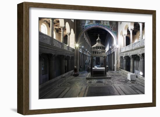 Basilica di San Lorenzo, Rome, Lazio, Italy, Europe-Oliviero Olivieri-Framed Photographic Print