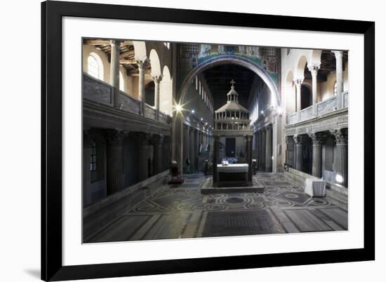 Basilica di San Lorenzo, Rome, Lazio, Italy, Europe-Oliviero Olivieri-Framed Photographic Print