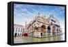 Basilica Di San Marco under Interesting Clouds, Venice, Italy-TTstudio-Framed Stretched Canvas