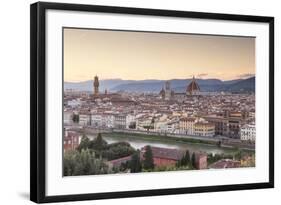 Basilica Di Santa Maria Del Fiore (Duomo) and Skyline of the City of Florencetuscany, Italy, Europe-Julian Elliott-Framed Photographic Print