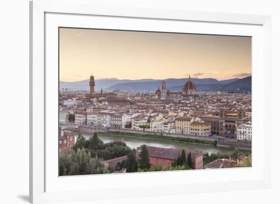 Basilica Di Santa Maria Del Fiore (Duomo) and Skyline of the City of Florencetuscany, Italy, Europe-Julian Elliott-Framed Photographic Print