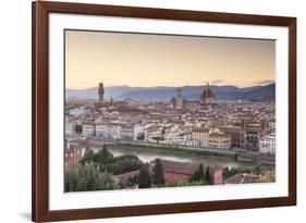 Basilica Di Santa Maria Del Fiore (Duomo) and Skyline of the City of Florencetuscany, Italy, Europe-Julian Elliott-Framed Photographic Print