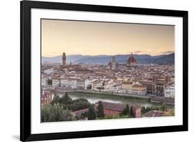 Basilica Di Santa Maria Del Fiore (Duomo) and Skyline of the City of Florencetuscany, Italy, Europe-Julian Elliott-Framed Photographic Print