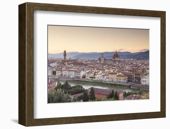 Basilica Di Santa Maria Del Fiore (Duomo) and Skyline of the City of Florencetuscany, Italy, Europe-Julian Elliott-Framed Photographic Print