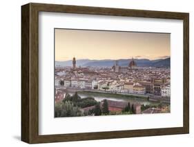 Basilica Di Santa Maria Del Fiore (Duomo) and Skyline of the City of Florencetuscany, Italy, Europe-Julian Elliott-Framed Photographic Print