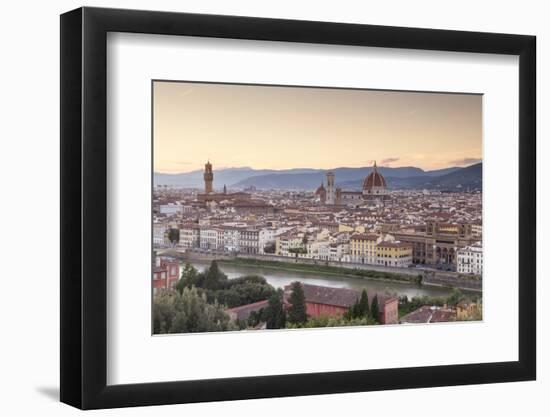 Basilica Di Santa Maria Del Fiore (Duomo) and Skyline of the City of Florencetuscany, Italy, Europe-Julian Elliott-Framed Photographic Print