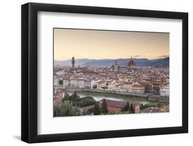 Basilica Di Santa Maria Del Fiore (Duomo) and Skyline of the City of Florencetuscany, Italy, Europe-Julian Elliott-Framed Photographic Print