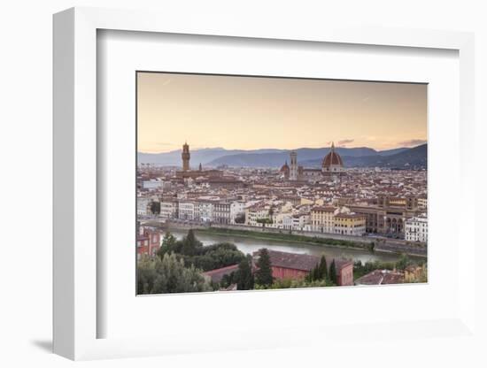 Basilica Di Santa Maria Del Fiore (Duomo) and Skyline of the City of Florencetuscany, Italy, Europe-Julian Elliott-Framed Photographic Print