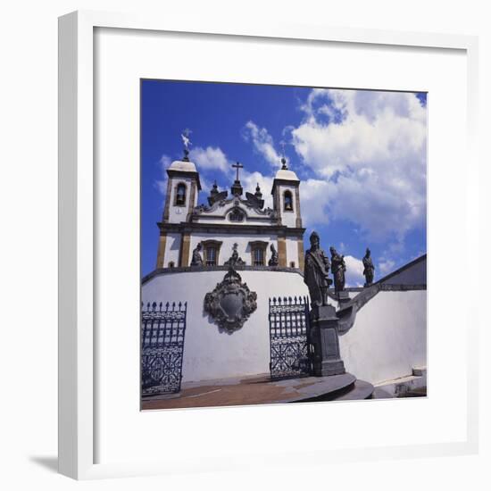 Basilica Do Bom Jesus De Matosinhos, Congonhas, Minas Gerais, Brazil-Geoff Renner-Framed Photographic Print