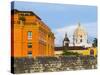 Basilica Menor Cathedral Constructed in 1575, Cartagena, Colombia-Micah Wright-Stretched Canvas