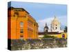 Basilica Menor Cathedral Constructed in 1575, Cartagena, Colombia-Micah Wright-Stretched Canvas