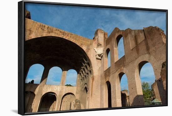 Basilica of Maxentius, Roman Forum, UNESCO World Heritage Site, Rome, Lazio, Italy, Europe-Carlo-Framed Photographic Print