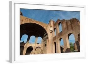 Basilica of Maxentius, Roman Forum, UNESCO World Heritage Site, Rome, Lazio, Italy, Europe-Carlo-Framed Photographic Print