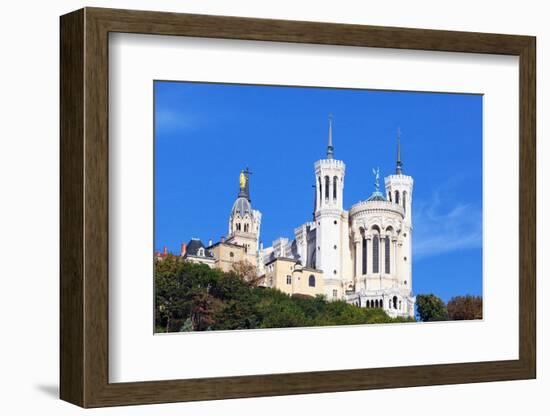 Basilica of Notre-Dame De Fourviere in Lyon-prochasson-Framed Photographic Print