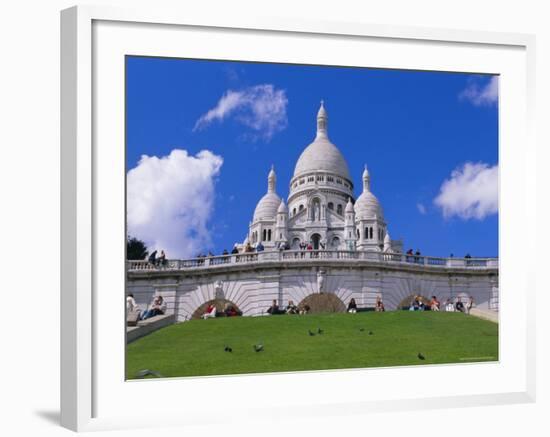 Basilica of Sacre Coeur, Montmartre, Paris, France, Europe-Gavin Hellier-Framed Photographic Print