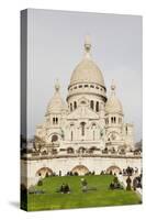 Basilica of Sacre Coeur, Montmartre, Paris, Ile De France, France, Europe-Markus Lange-Stretched Canvas