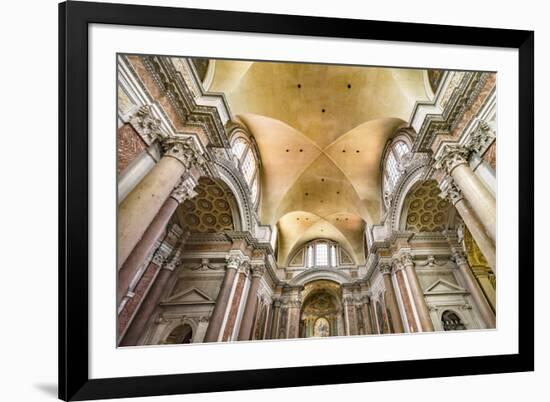 Basilica of Saint Mary Angels and Martyrs, Rome, Italy. Church designed by Michelangelo.-William Perry-Framed Photographic Print