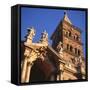 Basilica of Saint Mary Major, Bell Tower and the Facade-Domenico Fontana-Framed Stretched Canvas