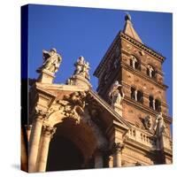 Basilica of Saint Mary Major, Bell Tower and the Facade-Domenico Fontana-Stretched Canvas