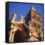 Basilica of Saint Mary Major, Bell Tower and the Facade-Domenico Fontana-Framed Stretched Canvas