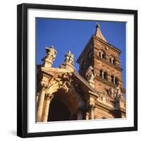 Basilica of Saint Mary Major, Bell Tower and the Facade-Domenico Fontana-Framed Photo