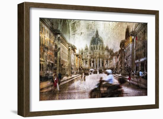 Basilica of Saint Peter-Nicodemo Quaglia-Framed Giclee Print