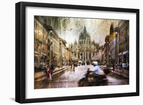 Basilica of Saint Peter-Nicodemo Quaglia-Framed Giclee Print