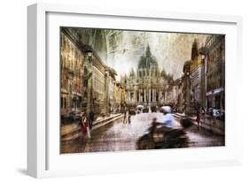 Basilica of Saint Peter-Nicodemo Quaglia-Framed Giclee Print