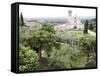 Basilica of San Francesco, and the Valley of Peace, Assisi, Umbria, Italy-Olivieri Oliviero-Framed Stretched Canvas