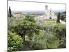 Basilica of San Francesco, and the Valley of Peace, Assisi, Umbria, Italy-Olivieri Oliviero-Mounted Photographic Print