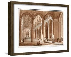 Basilica of Sant'Agnese Fuori Le Mura, 1833-Agostino Tofanelli-Framed Giclee Print