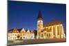 Basilica of St. Egidius in Radnicne Square at Dusk-Ian Trower-Mounted Photographic Print