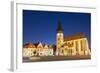 Basilica of St. Egidius in Radnicne Square at Dusk-Ian Trower-Framed Photographic Print