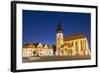 Basilica of St. Egidius in Radnicne Square at Dusk-Ian Trower-Framed Photographic Print