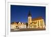 Basilica of St. Egidius in Radnicne Square at Dusk-Ian Trower-Framed Photographic Print