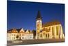 Basilica of St. Egidius in Radnicne Square at Dusk-Ian Trower-Mounted Photographic Print