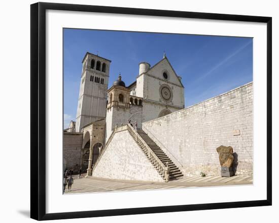 Basilica of St. Francis, Assisi, Umbria, Italy-Jean Brooks-Framed Photographic Print