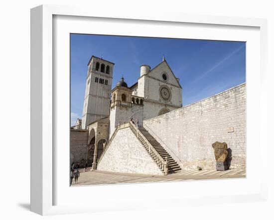 Basilica of St. Francis, Assisi, Umbria, Italy-Jean Brooks-Framed Photographic Print