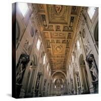 Basilica of St. John Lateran, Rome, with 17th c. interior architecture by Borromini, Italy-Borromini-Stretched Canvas