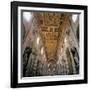 Basilica of St. John Lateran, Rome, with 17th c. interior architecture by Borromini, Italy-Borromini-Framed Art Print