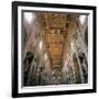 Basilica of St. John Lateran, Rome, with 17th c. interior architecture by Borromini, Italy-Borromini-Framed Art Print