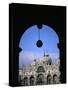 Basilica of St. Mark's, Venice, Unesco World Heritage Site, Veneto, Italy-Oliviero Olivieri-Stretched Canvas