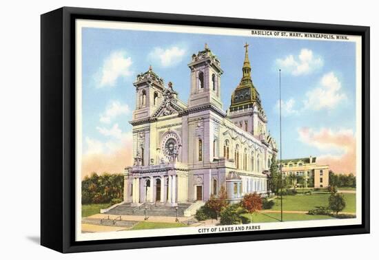 Basilica of St. Mary, Minneapolis, Minnesota-null-Framed Stretched Canvas