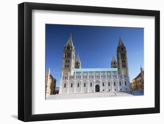Basilica of St. Peter, Pecs, Southern Transdanubia, Hungary, Europe-Ian Trower-Framed Photographic Print
