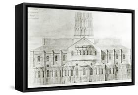 Basilica of St. Sernin, Toulouse-Eugene Emmanuel Viollet-le-Duc-Framed Stretched Canvas