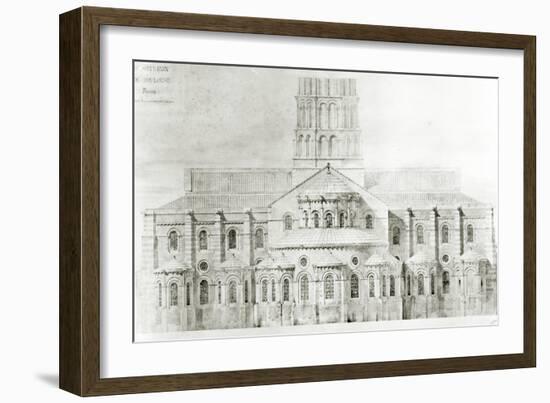 Basilica of St. Sernin, Toulouse-Eugene Emmanuel Viollet-le-Duc-Framed Giclee Print