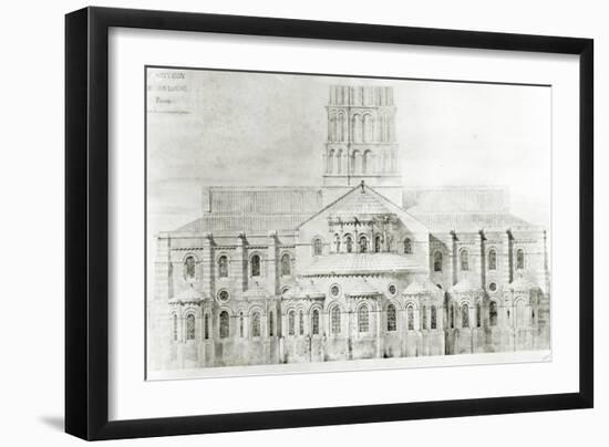 Basilica of St. Sernin, Toulouse-Eugene Emmanuel Viollet-le-Duc-Framed Giclee Print